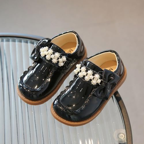 Toddler/Little Girls Mary Jane Ballerina Flats Glittery Party Wedding School Slip-on Dress Shoes3