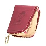 [BEERBELLY] 財布 二つ折り財布 ビアベリー SMALL ROUND WALLET 財布 本革 ビアベリー おじさん コンパクト メンズ レディース プレゼント (パープル)