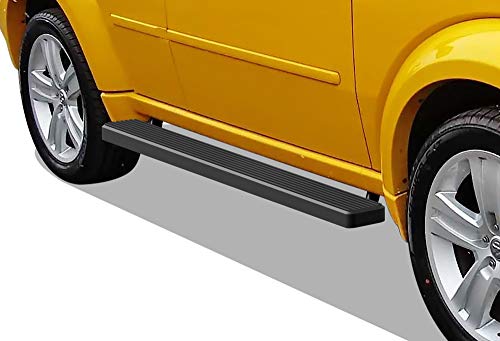 Estribos laterales Negros acero inoxidable APS Dodge Nitro miniatura 4