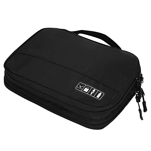 Hynes Eagle - Funda organizadora de Cables para Discos Duros, Cables, Cargador, iPad Mini, Kindle