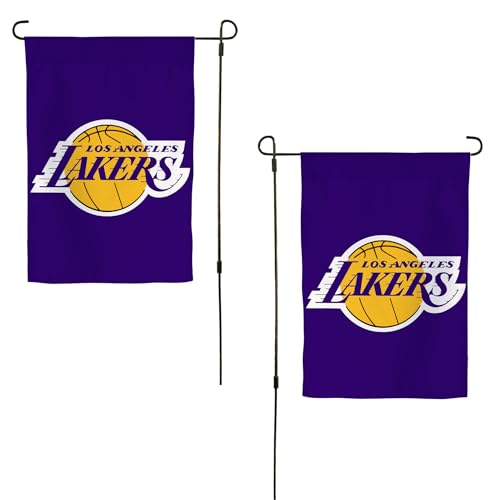 Desert Cactus Los Angeles Lakers NBA Basketball Garden Flag (A)
