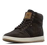 Lee | Dayton Sneaker for Men | Men's High Top Sneaker | Everyday Men Footwear, Black Coffee/Black Denim, 9