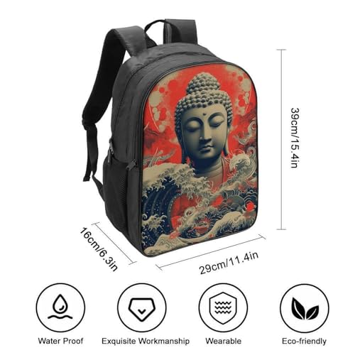 Sac à dos Bouddha enfants : Fini le mal de dos à l'école 3D - 2