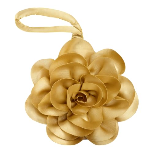 Image of BABEYOND Clutch Purses for Women - Evening Bags Flower Satin Handbag Classy Wristlet Purse for Party Daily Wedding
