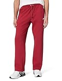 Nike Men's Club Open Hem Brushed Fleece Pants, Team Crimson/Team Crimson/White, X-Large