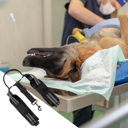 Hebegeschirr für Hunde – Hundegeschirr mit Hüftstütze mit reflektierenden Streifen | Bequemes Geschirr für leichte Weste | faltbares Design mit weichem Futter für Salg – Bild 8