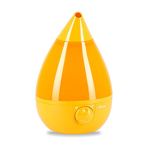 Crane Drop Ultrasonic Cool Mist Humidifier, Filter Free, 1 Gallon, 24 Hour Run