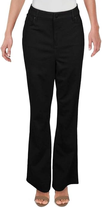 NYDJ Womens Marilyn Straight Leg Pants in Ponte Knit