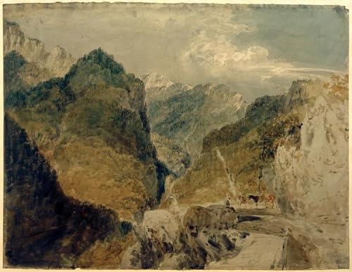 Art mural William Turner Le Pic de l'Oillette, grand format 60x90 cm pour habiller vos murs