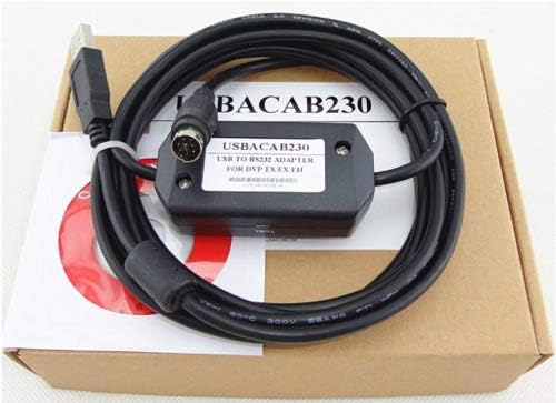 Programming Cable USB-ACAB230 for Delta DVP Series PLC USB DVP USB RS232 Adapter Show One Size