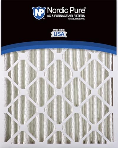 Image of Nordic Pure 20x20x4 Pleated MERV 13 Air Filter 1 Pack | Actual Size: 19 1 /2 x 19 1 /2 x 3 5 /8 Made in USA, Advanced HVAC Filtration, Mid-Sized Airborne Particles, Pet Dander & Smoke