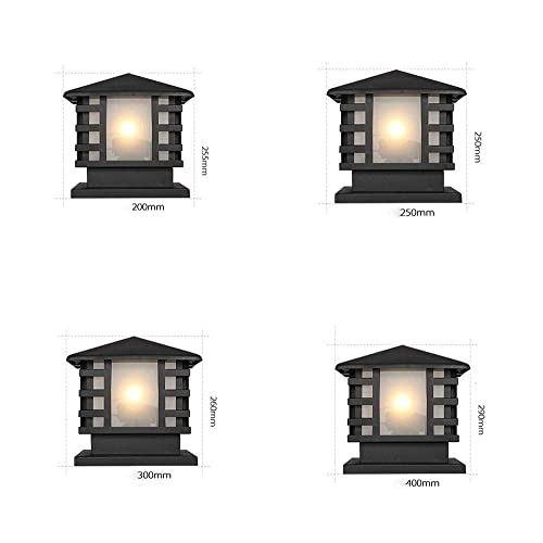 Farol de paisaje antiguo E27 para iluminar y decorar jardines con encanto colonial 8