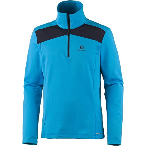 SALOMON Discovery LT HZ M polaire de randonnée technique homme col zippé