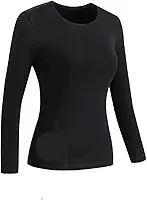 Blusa Termica Segunda Pele Feminina Flanelada Pelucia Manga Longa Tamanho Unico (Preto)