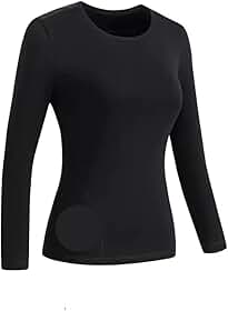 Blusa Termica Segunda Pele Feminina Flanelada Pelucia Manga Longa Tamanho Unico (Preto)
