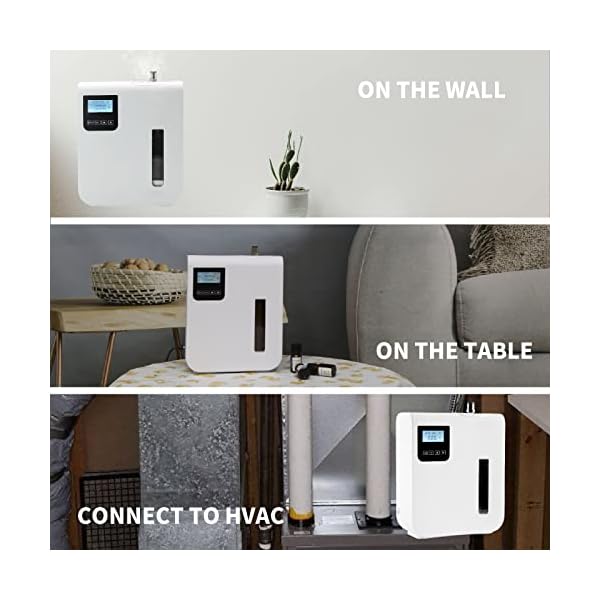 Scent Air Machine, Bluetooth & WiFi Smart Atomizing Essential Oil Diffuser w/Cold-Air Diffusion Technology, Essential Oil Aromatherapy Diffuser for Home, Office, Large Room, 300 ml, Up to 1500 Sq.Ft - Image 5