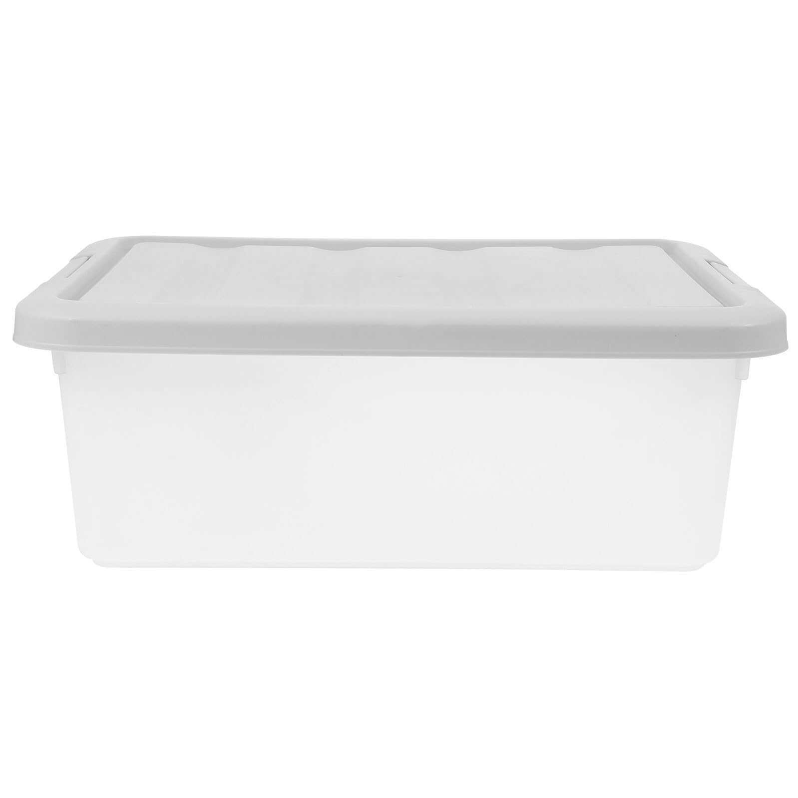 Boîte de rangement en PP grande capacité avec couvercle design compact