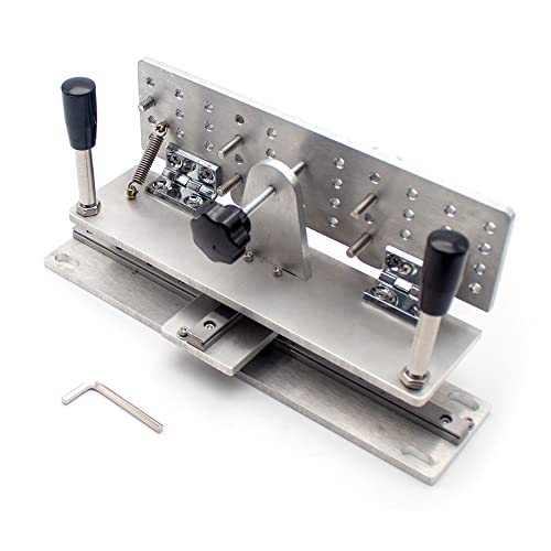 Double Slide Rail Knife Sharpener Jig Belt Sander Knife Jig Sharpening Locator Adjustable DIY Handheld Knife Sharpening Clip