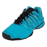 Obermaterial aus Kunstleder Dunlop Herren Ultrashot 2 HB Sneaker, Algiers Blue/Black/Soft Neon Orange, 46 EU