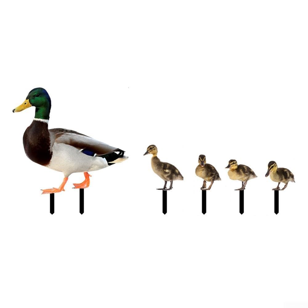 NVARUPC Fun Acrylic Duck Yard for SCULPTURE for Unique Outdoor Decoration, Perfect for Creating a For Joyful Environment