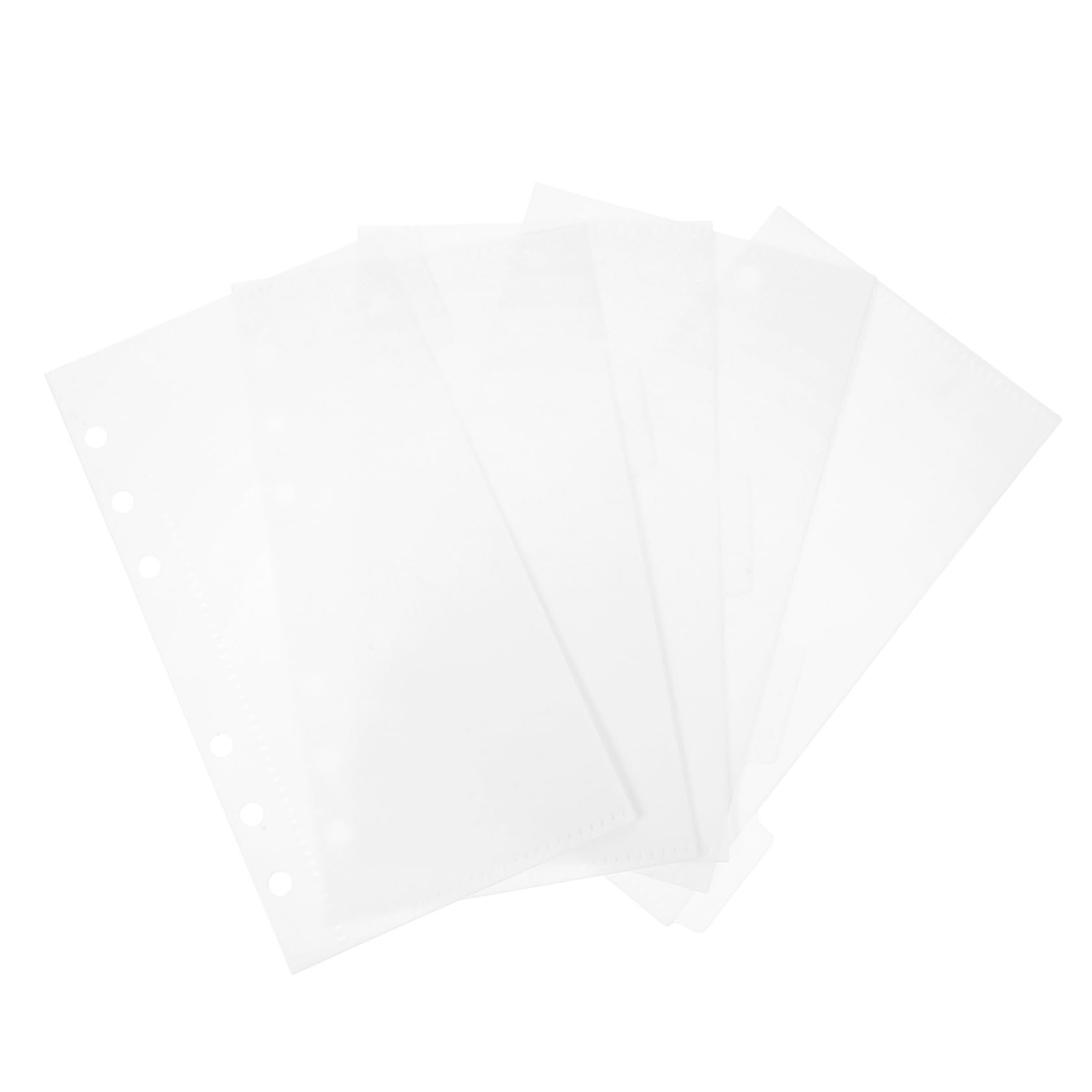 OSALADI A6 Loose Leaf Pocket Budget Binder Inserts Detachable Cash Budget System Divider Bags and Sticker Pouch for Daily Planning