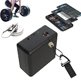 Usknxiu Smart VBT Speed Tracker per sollevamento pesi, potenza in tempo reale e monitoraggio dei dati di velocità App Voice Coaching Tester di salto verticale Batteria 50H Dispositivo encoder per
