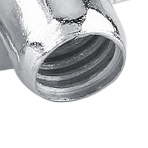 T-Mutter M4 Verzinkter Kohlenstoffstahl 50 Stück Vierkrallennut Holzverbindungen CNC-gefräst Möbelbau Zimmereibedarf Industriemontage​