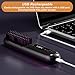 Portable Straightener Brush - Gobrush Pro, Go Brush Pro Straightener Rechargeable & Cordless Mini Hair Straightener Comb,Portable Straightening Brush for Travel (Black)