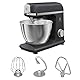 Electrolux E5KM1-4BPT Knetmaschine Create 5 aus Aluminium-Druckguss, 1200 W, 6 Einstellungen, 330 x 245 x 380 mm, Black Pearl