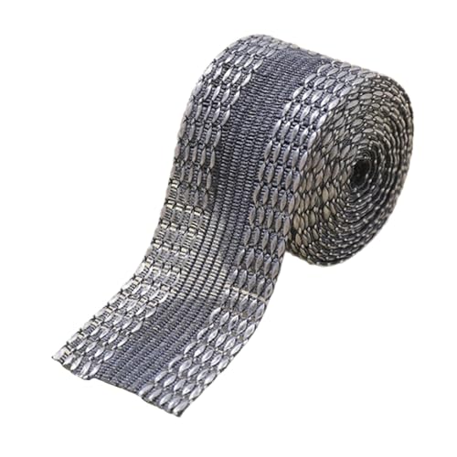 RCULWPLP 1 Paquete de Cinta Adhesiva Termoadhesiva para Dobladillos de Pantalones, Cinta Termoadhesiva para Tela, Prensatelas para Trajes, Pantalones, gris