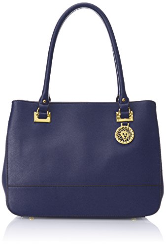 Anne Klein New Recruits Large Satchel Bag, Midnight, One Size