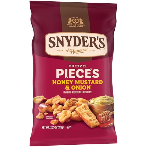 Image of Snyder's of Hanover Honey Mustard & Onion Flavored Pretzel Pieces, 11.25 Oz