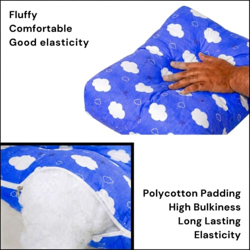 Image of VParents Sleeping Essentials Set with Mosquito Net & Spring (Blue) | Window Hanger not Included, Sunny