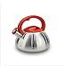 Produktbild GJJSZ Kettle Thick Edelstahl Kettle Whistle Kettle Gasherd Wasserkocher,rot,2.4L