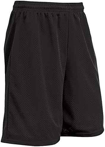 CHAMPRO Standard Diesel Basketball/Athletic Shorts, 7" Inseam, Black, Small