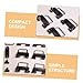 Beatifufu Luggage Rack Accessories Tools Car Automotive U Brackets Roof Rack Mounting Brackets Roof Rack Clamps Mounting Fitting Lock Nuts Roof Luggage Accessories Crossbar Plastic Bolt