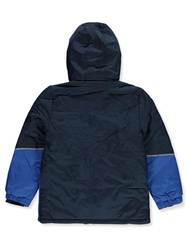 Boys' 2-Piece Snowsuit Jacket Set Outfit - dark navy, 64