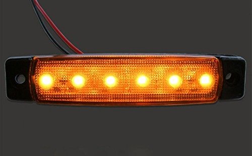 Lato frontale a LED, 10 x 12 V luci ambra