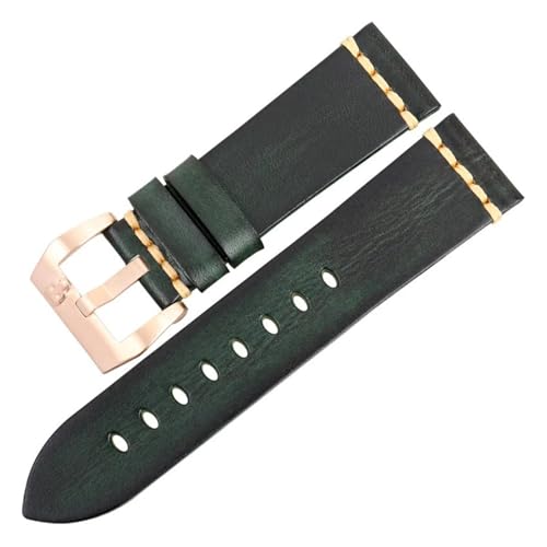 nhCh{vvoh Be[Wu[voh vuXbg 20mm 22mm 24mm vXgbv(Green RoseGold,20mm)