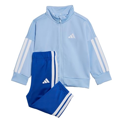 adidas Unisex Kids Essentials CLIMACOOL Kids Trainingsanzug Glow Blue/White...