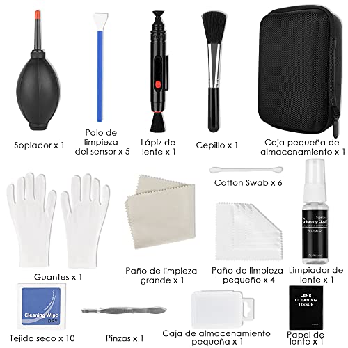 image for AUTOWT Camera Cleaning Kit - 35 Pieces Professional DSLR Camera Access