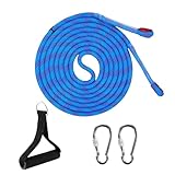 Zugseil für Schlitten – 4 m verstellbar und rutschfest mit | Gurt für Gewichtsschlitten und Krafttraining – für Outdoor-Sport, Fitness, Dreirad, kleine Boote