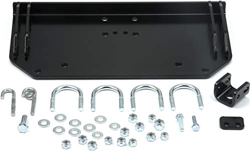 WARN 102770 Center Plow Mount Kit for Yamaha Grizzly and Kodiak , Black
