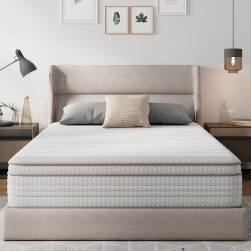 Novilla 12 Inch Queen Size Mattress in a Box,...