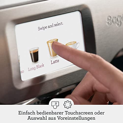 Sage - The Oracle Touch - Kaffeevollautomat mit automatischem Milchaufschäumer - Schwarzer Edelstahl – Bild 4