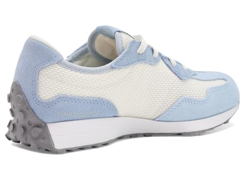 Image of New Balance, Unisex Kid, 327 Lace (Big Kid), Light Arctic Grey /Light Zinc Blue, 3.5, Medium, Big Kid