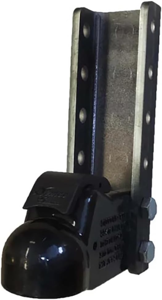 Demco Composite Handle Trailer Coupler 2-5/16" Ball & 5-Position Weld-On Vertical Channel - 21K