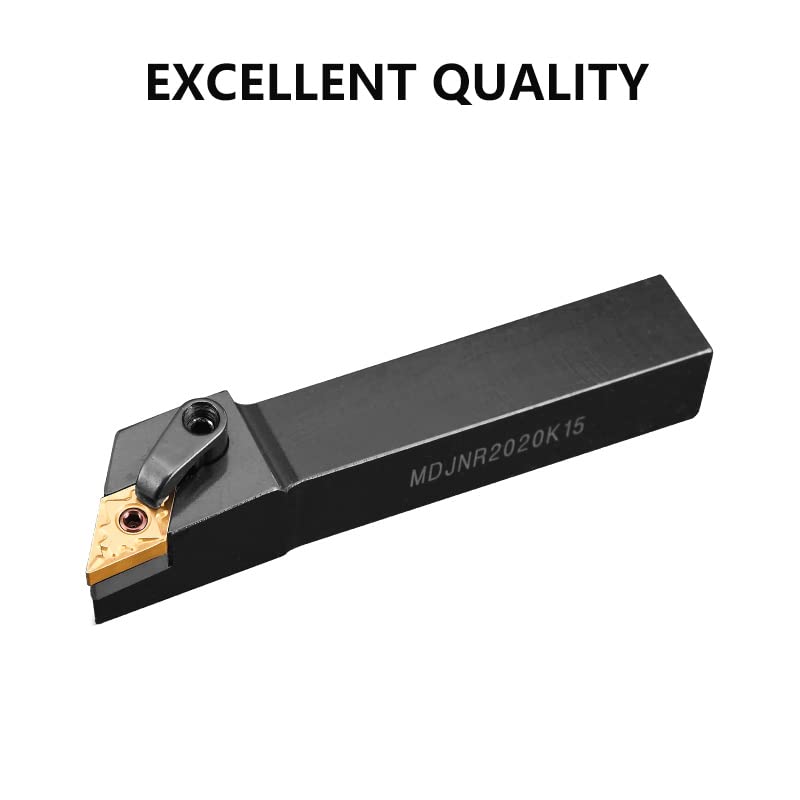 1pc MDJNR2020 MDJNR2525 External Turning Tool Holder DNMG Carbide Inserts Lathe Bar CNC Cutting Tools Set(No Insert)(MDJNR2525M15)