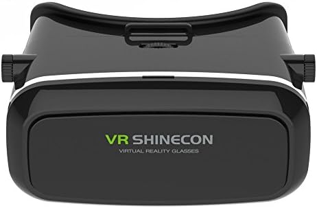 Vr Shinecon 3d Glasses For Pc Games/movies/xbox With Blue Tooth Remote Vr 3d Glasses Virtual Reality for 4~5.7 inch Smartphones for 3D Movies/Games (Vr Shinecon&Blue Tooth Remote)