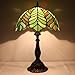 LXHCYOU Table Lamp Base Replacement, Dark Bronze Finish, Resin, 6.5x19 Inch, Fit for 8, 10, 12 Inch Tiffany Style Stained Glass Lampshade (W6.5X19 inch)